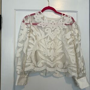 Anthropologie Lace Top